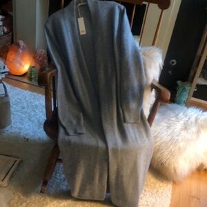 Long powder blue sweater new size L